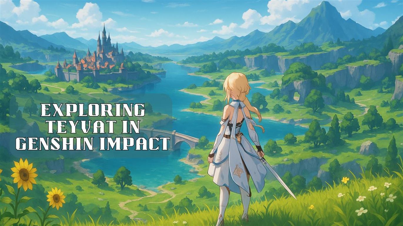 Exploring teyvat in genshin impact