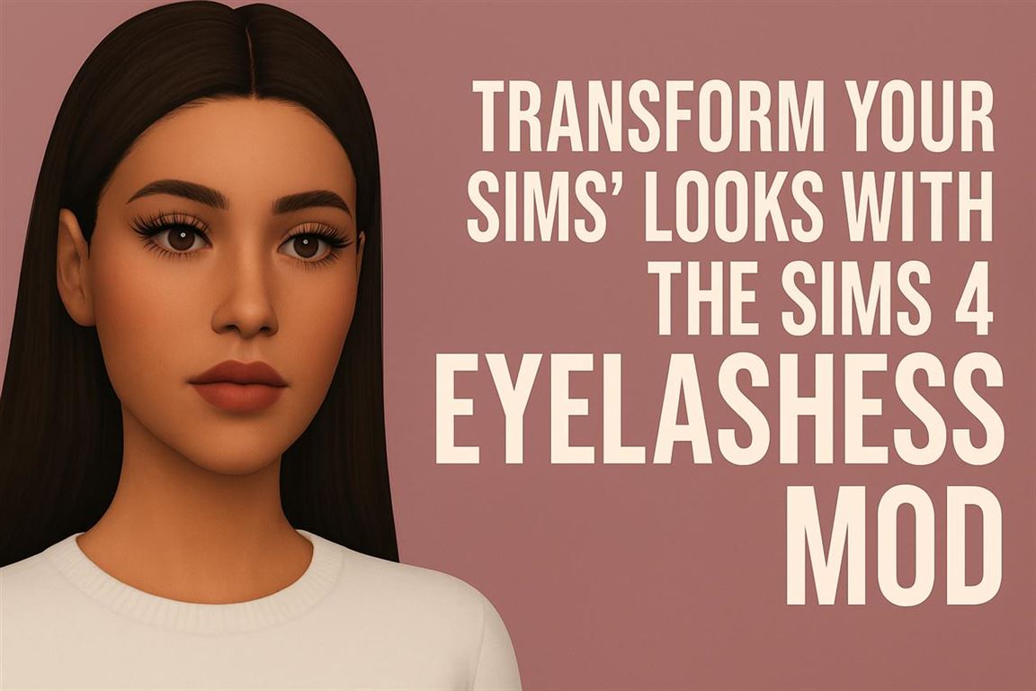Transform your sims’ looks with the sims 4 eyelashes mod