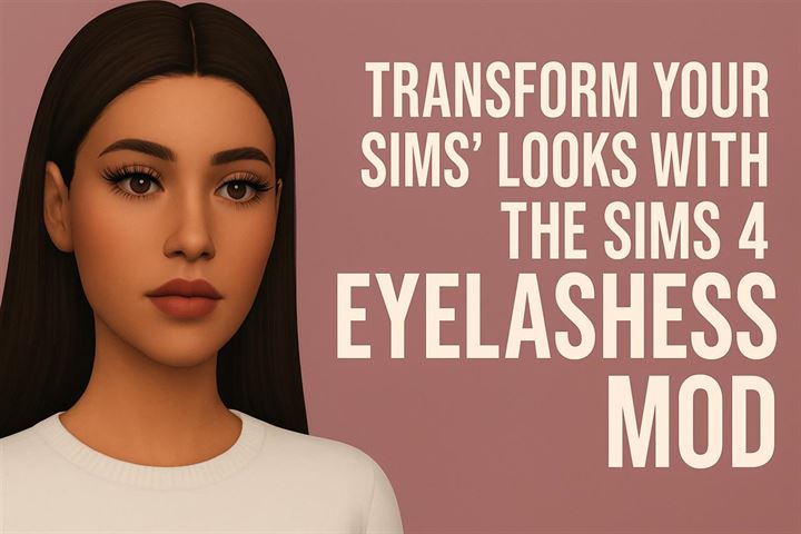 Transform your sims’ looks with the sims 4 eyelashes mod