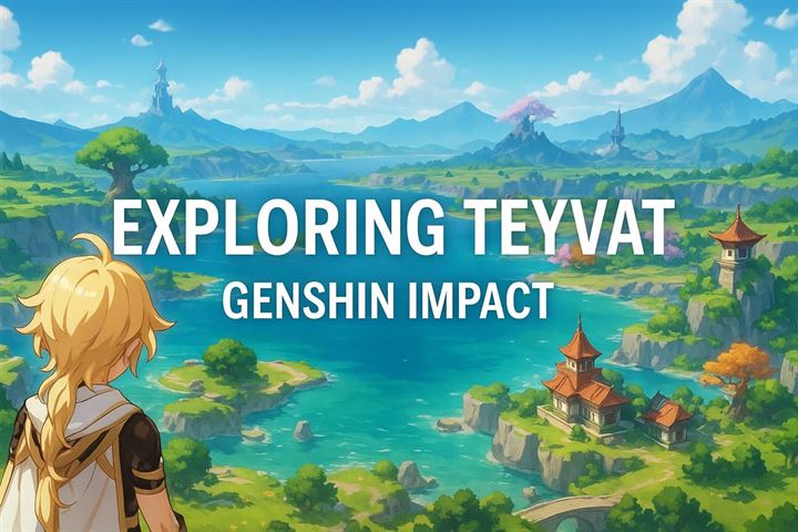 Exploring teyvat in genshin impact